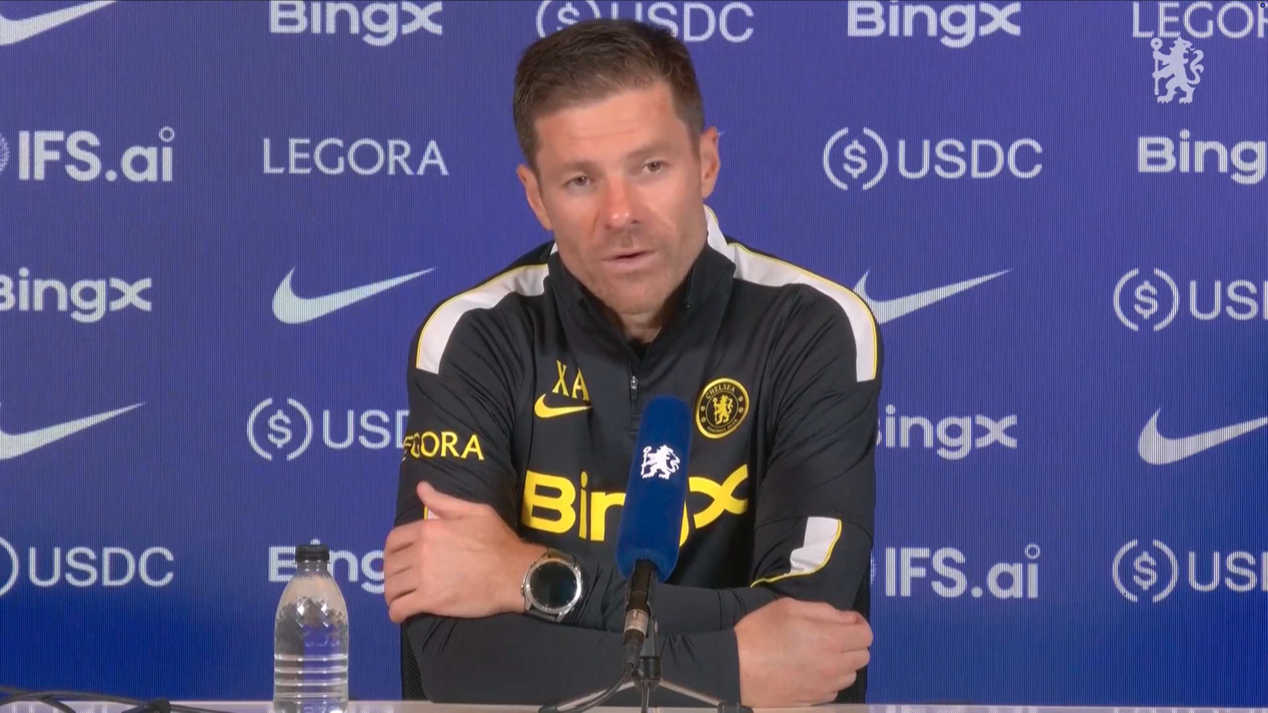 Xabi Alonso speaking about Morgan Rogers