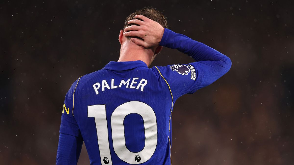 Cole Palmer in the rain. (Photo by Ryan Pierse/Getty Images) Cole Palmer in the rain. (Photo by Ryan Pierse/Getty Images)